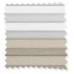 Click2Shade Complete Blackout Night & Day Duo Pebble Blackout Pleated Day and Night swatch image