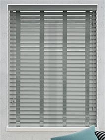 Cloud Grey & Charcoal Wooden Blind thumbnail image