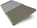 Cobblestone Grey & Smoke Wooden Blind swatch image