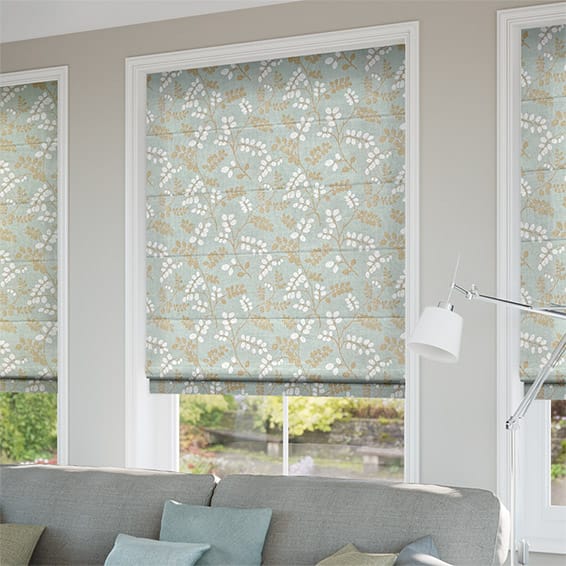 Colette Duck Egg Roman Blind