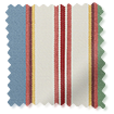 College Stripe Blue, Red & Green Roller Blind sample image