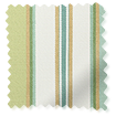 College Stripe Green & Aqua Roller Blind sample image