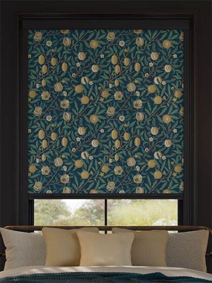 Click2Shade Complete Blackout William Morris Fruit Jade Blackout Roller thumbnail image