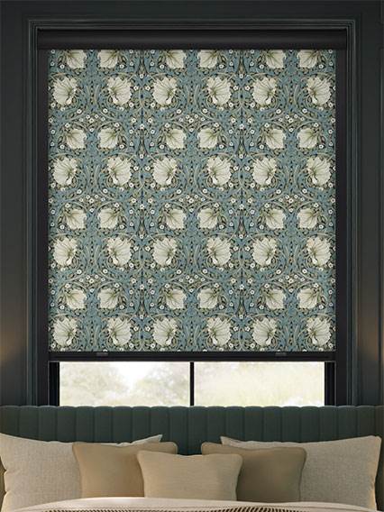 Click2Shade Complete Blackout William Morris Pimpernel Soft Green Blackout Roller thumbnail image