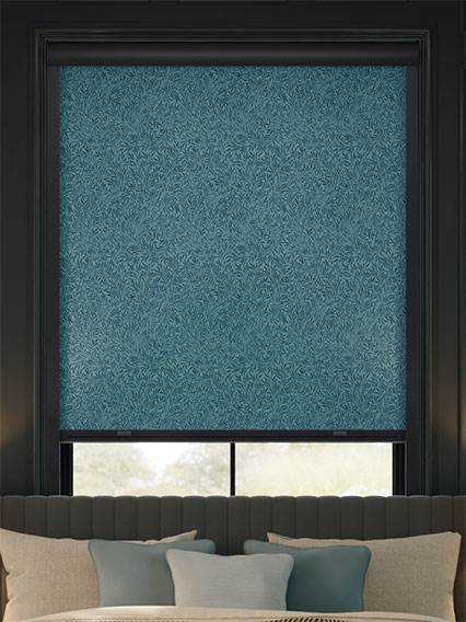 Click2Shade Complete Blackout William Morris Willow Aegean Blackout Roller thumbnail image