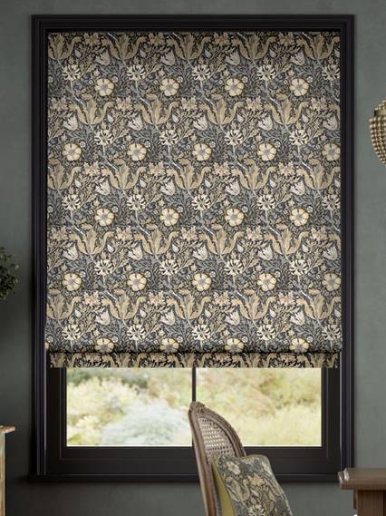 William Morris Compton Noir Roman Blind thumbnail image