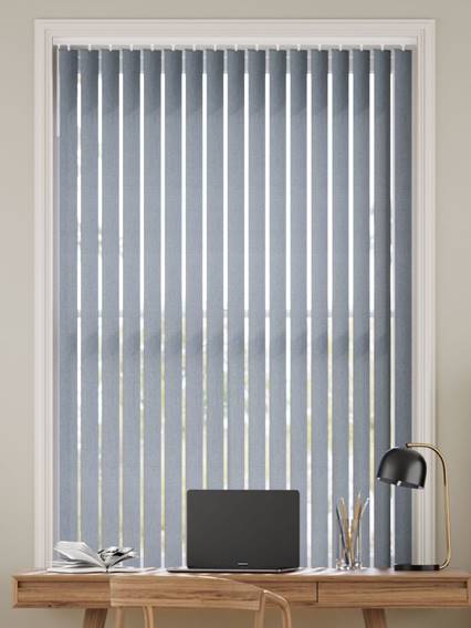 Concordia Nimbus Blue Vertical Blind thumbnail image