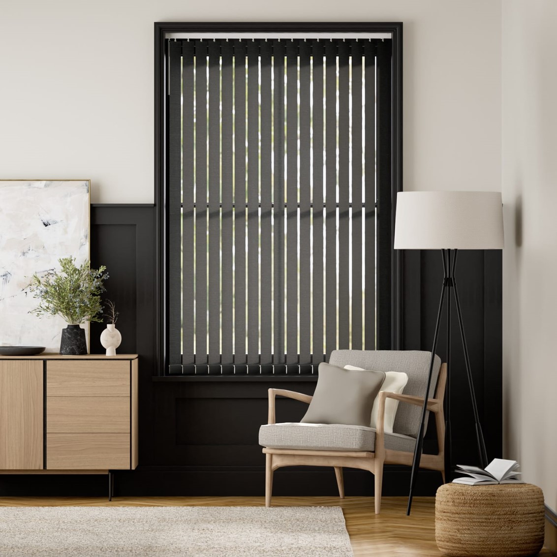 Concordia Talus Grey Vertical Blind