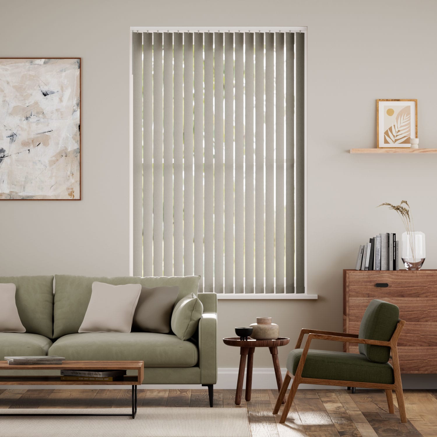 Concordia Weathered Stone Vertical Blind