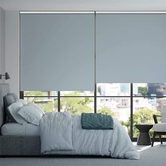 Contract Capital Blackout Arctic Blue Roller Blind