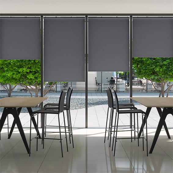 Contract City Atomic Grey  Roller Blind