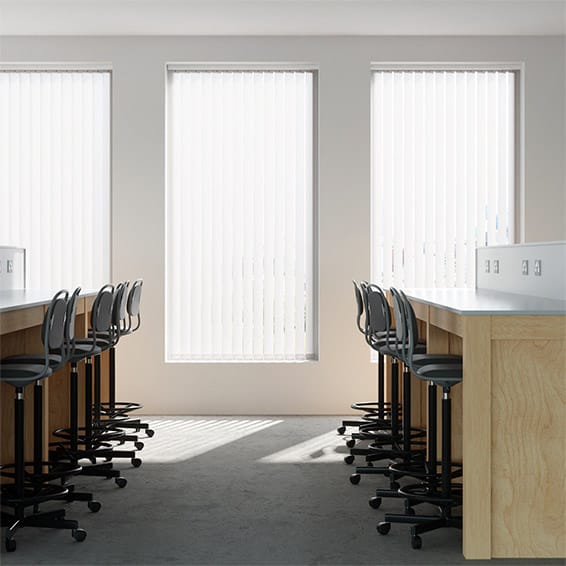 Contract City Classic White Vertical Blind