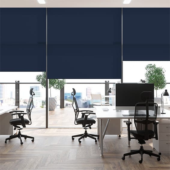 Contract City Marine Blue  Roller Blind