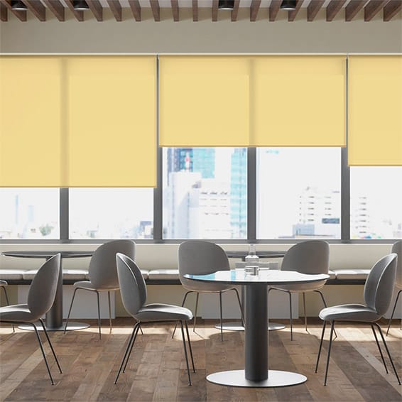 Contract City Pastel Yellow  Roller Blind
