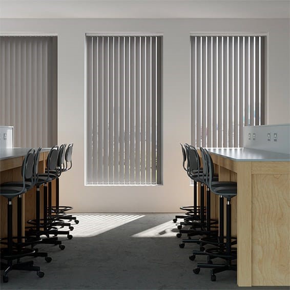 Contract Metropolis PVC Pewter Vertical Blind