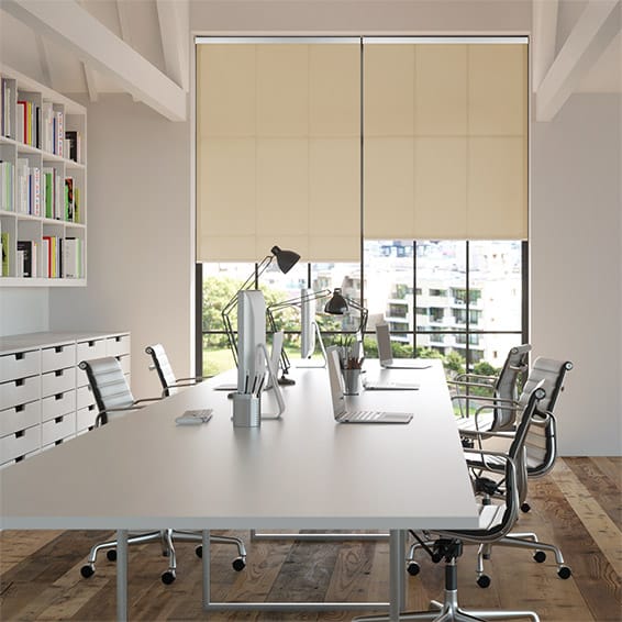 Contract Thermal Plus Biscuit  Roller Blind