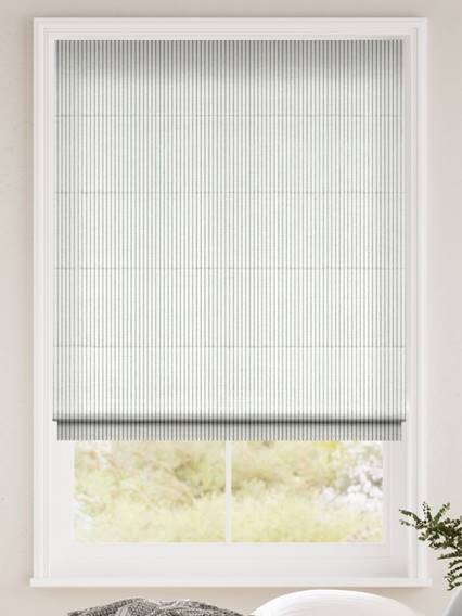 Devon Stripe Dove Roman Blind thumbnail image