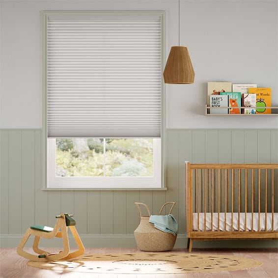 Double DuoLight Cordless Ash Grey Thermal Blind