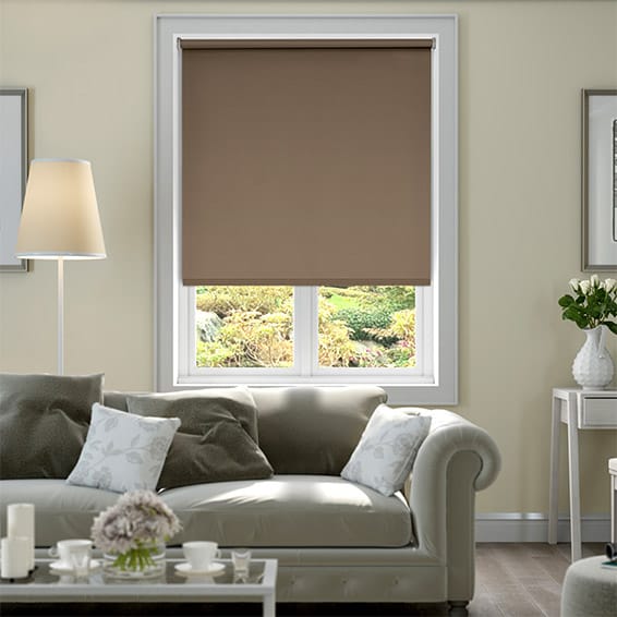 Cordoba Blackout Café Crème Roller Blind