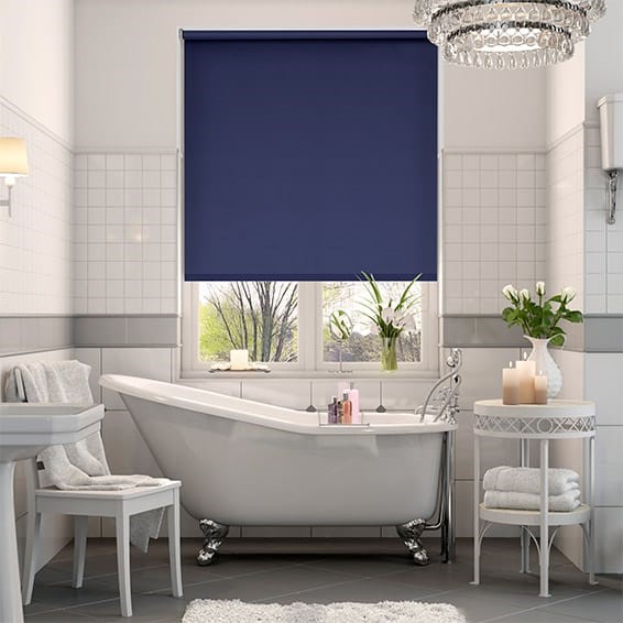 Cordoba Blackout Cosmic Blue Roller Blind