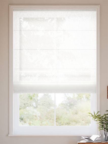 Corin Snow White Roman Blind thumbnail image