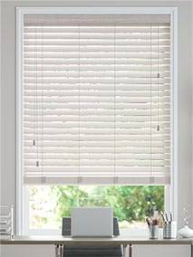 Cosmopolitan White Mist Wooden Blind thumbnail image