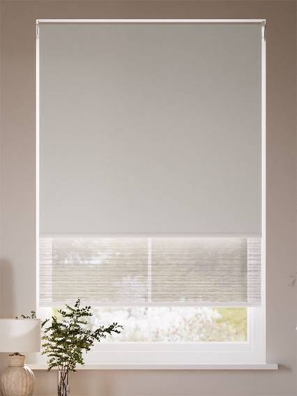 Double Roller Cosmos Silver Double Roller Blind thumbnail image