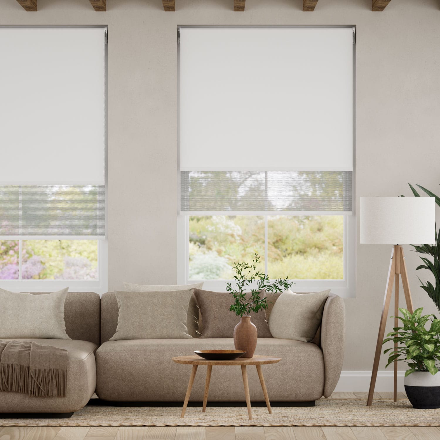 Electric Cosmos Wisp Double Roller Blind