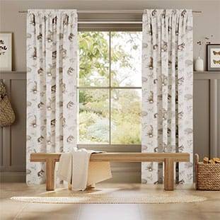 Country Fauna Ivory Curtains thumbnail image