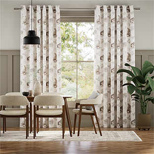 Country Fauna Ivory Curtains thumbnail image