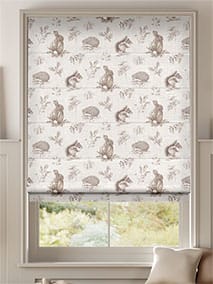 Country Fauna Ivory Roman Blind thumbnail image