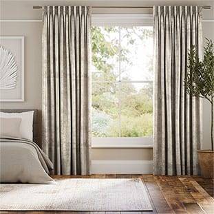 Crushed Velvet Light Bronze Curtains thumbnail image