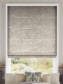 Crushed Velvet Light Bronze Roman Blind thumbnail image