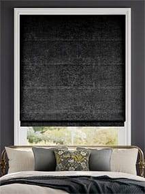 Crushed Velvet Obsidian Roman Blind thumbnail image