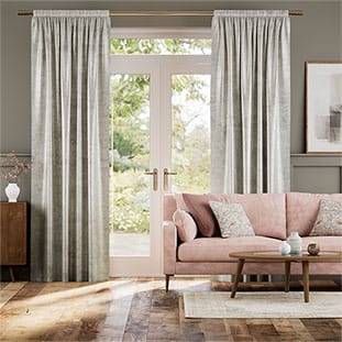 Crushed Velvet Pearl Curtains thumbnail image