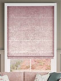 Crushed Velvet Rose Quartz Roman Blind thumbnail image