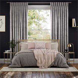 Crushed Velvet Steel Curtains thumbnail image