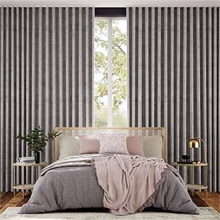 Crushed Velvet Steel Curtains thumbnail image