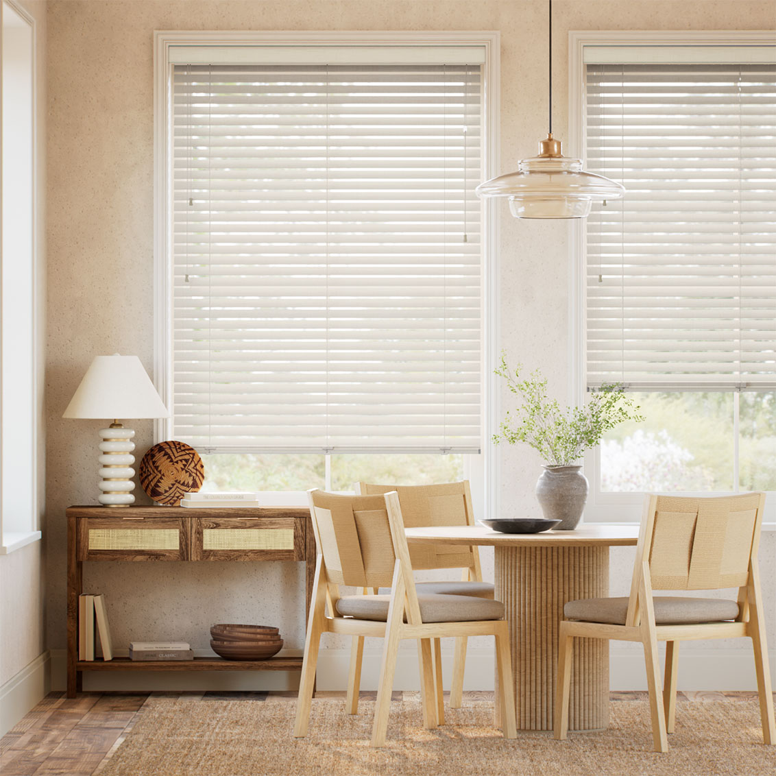Vela Cashew Fabric Venetian Blind - 50mm Slat