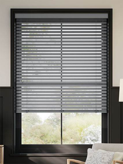 Vela Slate Fabric Venetian Blind thumbnail image