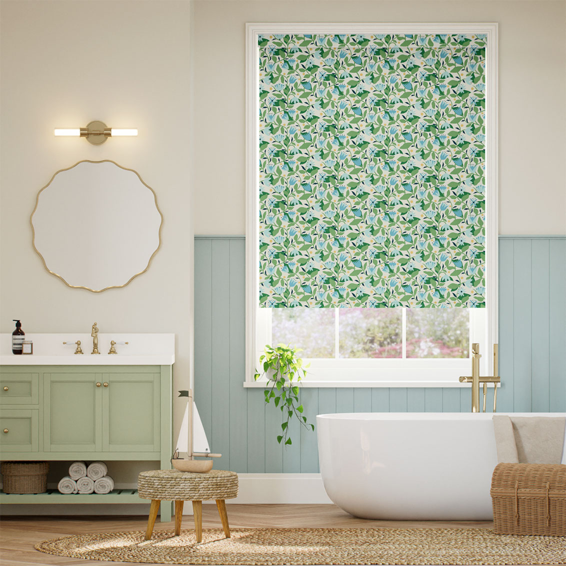 Dancing Daisies Forest Roller Blind