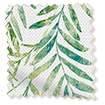 Twist2Go Dappled Ferns Leaf Green Roller Blind swatch image