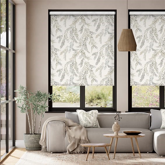 Dappled Ferns Mineral Roller Blind