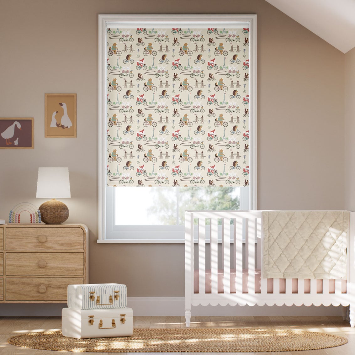 Twist2Go Dash Blackout Buttermilk Roller Blind