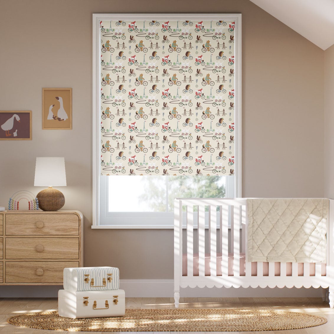 Twist2Go Dash Blackout Buttermilk Roller Blind