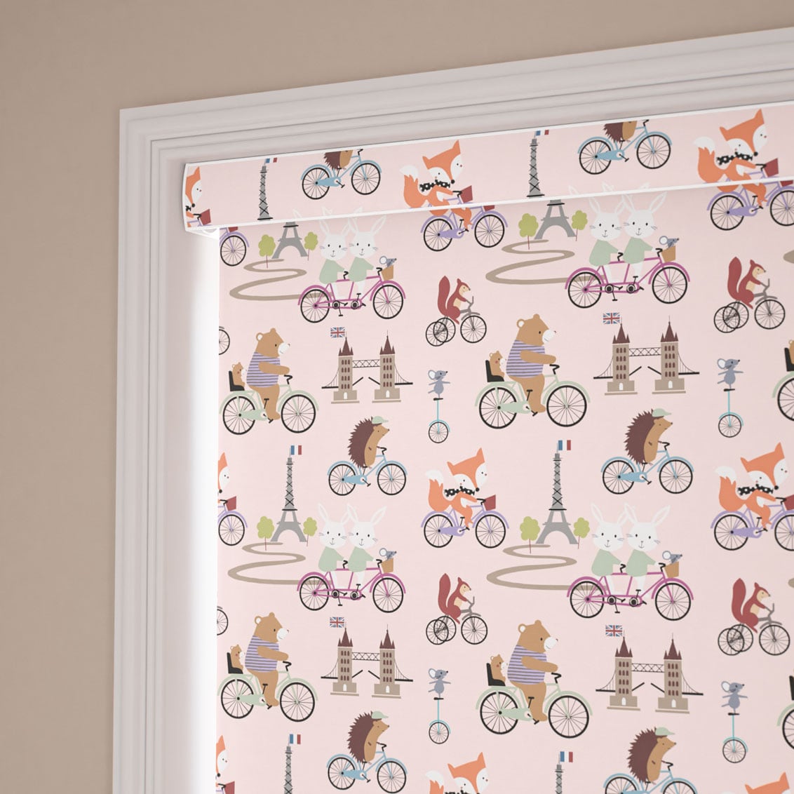Twist2Go Dash Blackout Rose Pink Roller Blind