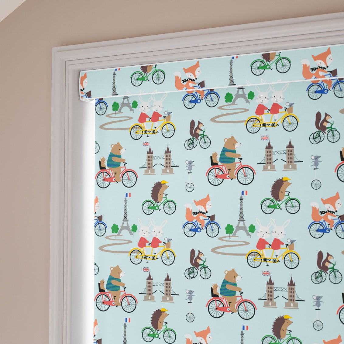 Twist2Go Dash Blackout Sky Blue Roller Blind