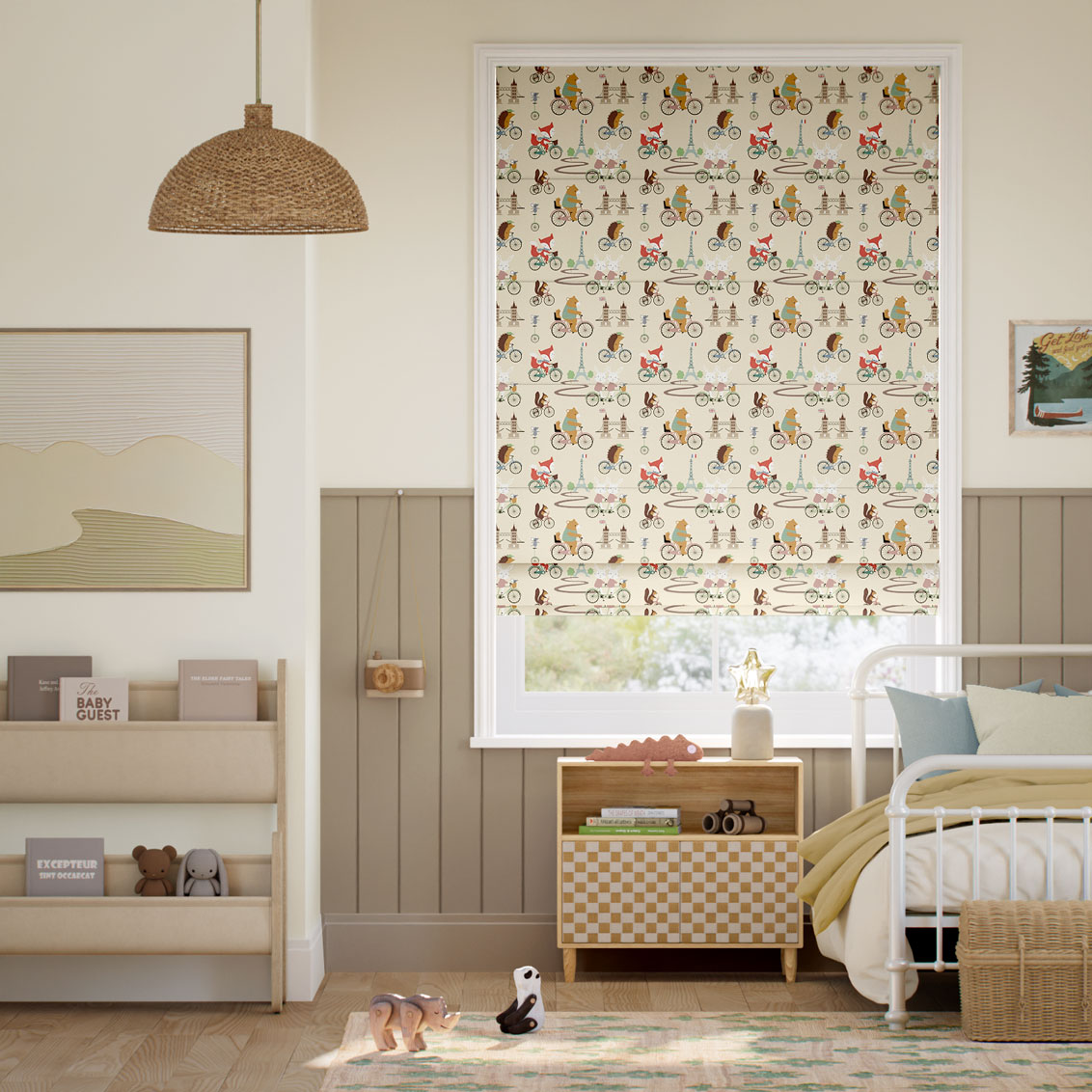 Dash Buttermilk Roman Blind