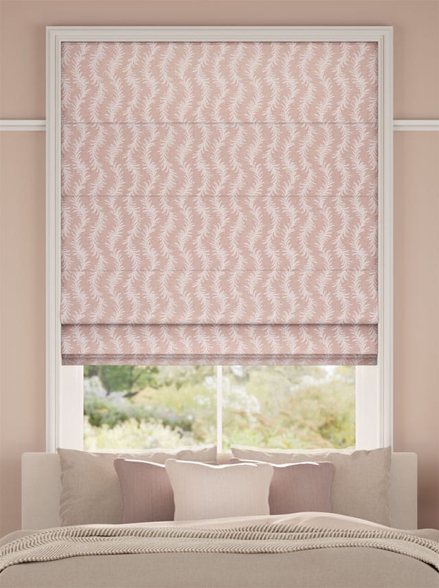 Dee Embroidered Blush Roman Blind thumbnail image