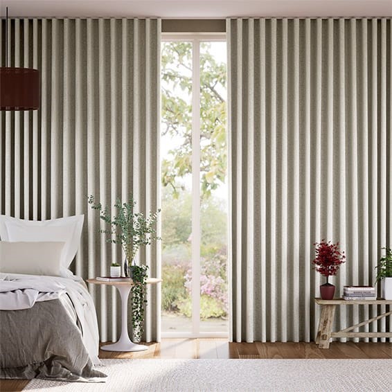 Delphi Chenille Weave Limestone Curtains